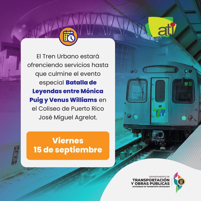 Ati Insta A Los Ciudadanos A Aprovechar El Tren Urbano Para Que Puedan