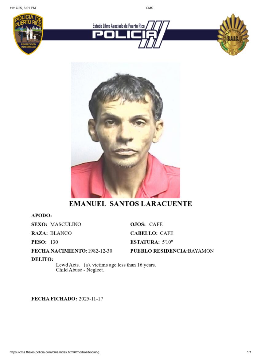 Cargos criminales a hombre por alegadamente cometer actos lascivos e ...